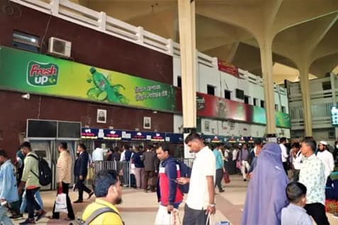 Station platform branding and signage